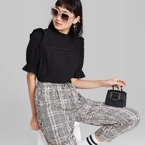 wild fable | Short Sleeve High Neck Top